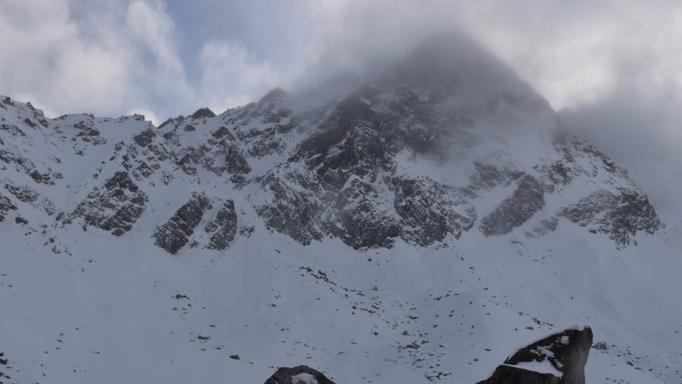 Die Unfallstelle am Piz Radönt.