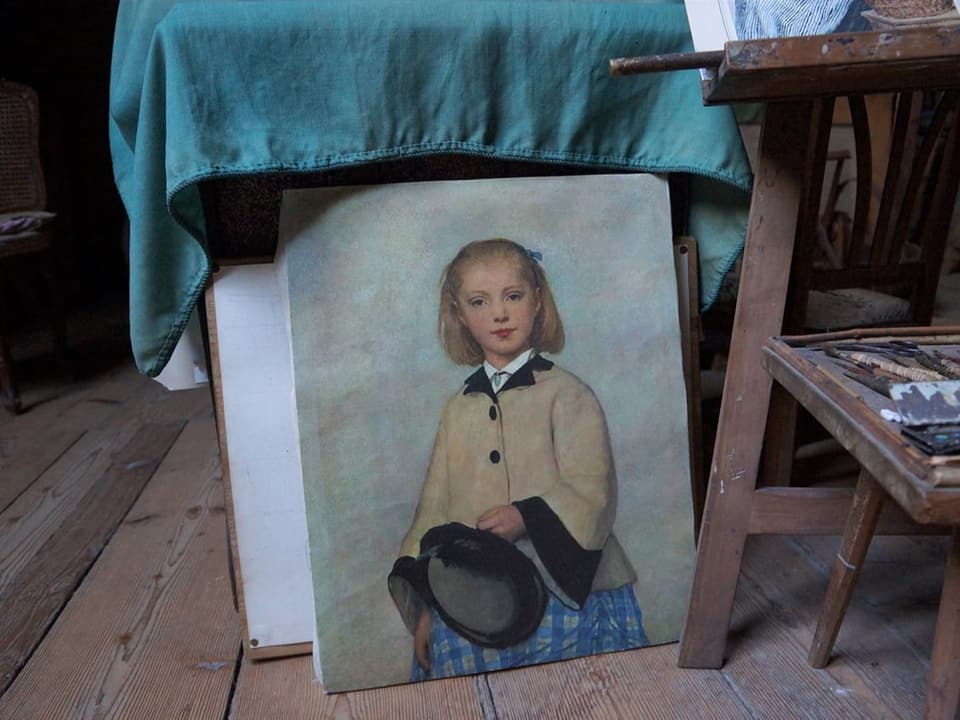 Porträt von einer jungen Frau.