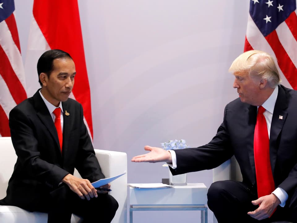 Joko «Jokowi» Widodo trifft Donald Trump
