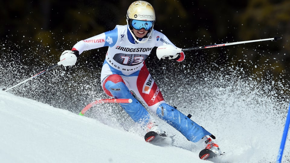 Michelle Gisin kann in Sölden nicht an den Start gehen.