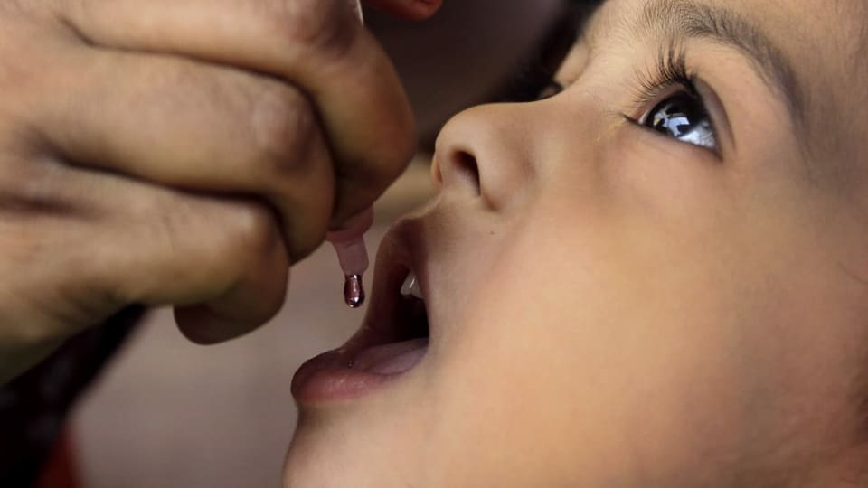 Dank der Polio-Impfung hat Indien grosse Erfahrung mit Impfkapagnen.