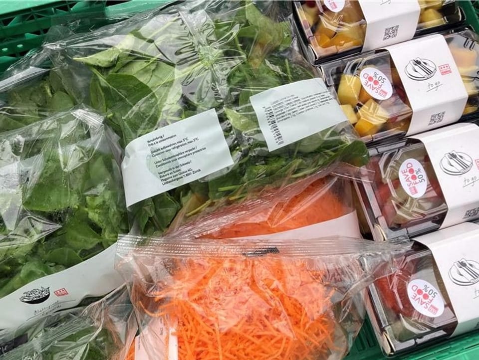 Verpackte Salate