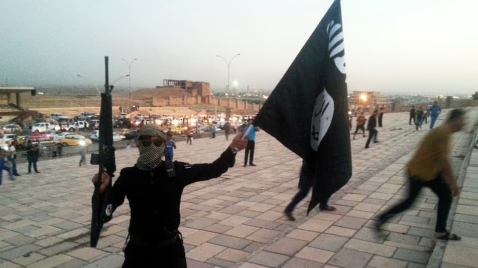 Ein IS-Kämpfer in Mossul.