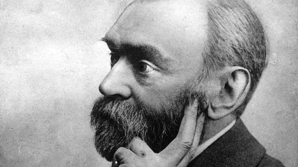 Undatierte Aufnahme von Alfred Nobel