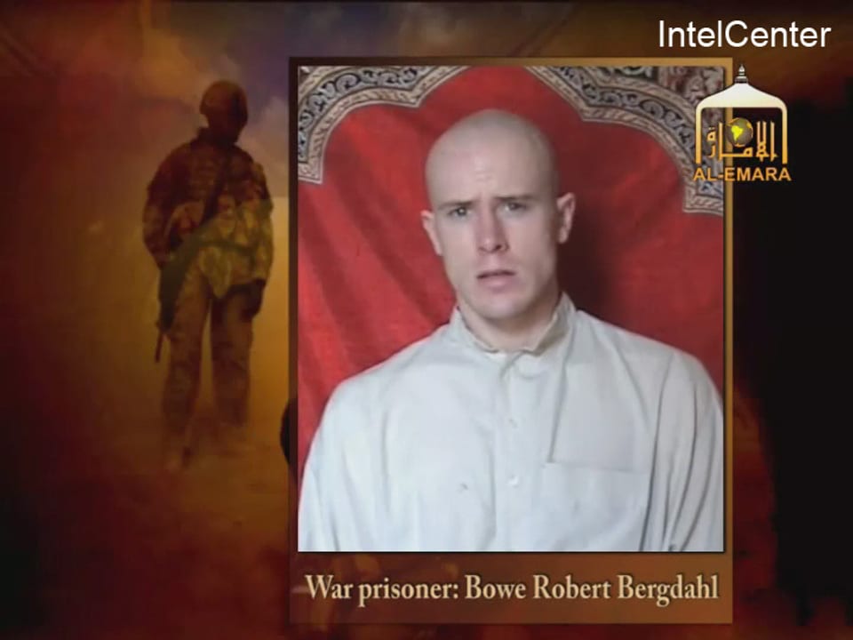 Portrait von Bergdahl in Videobotschaft der Taliban