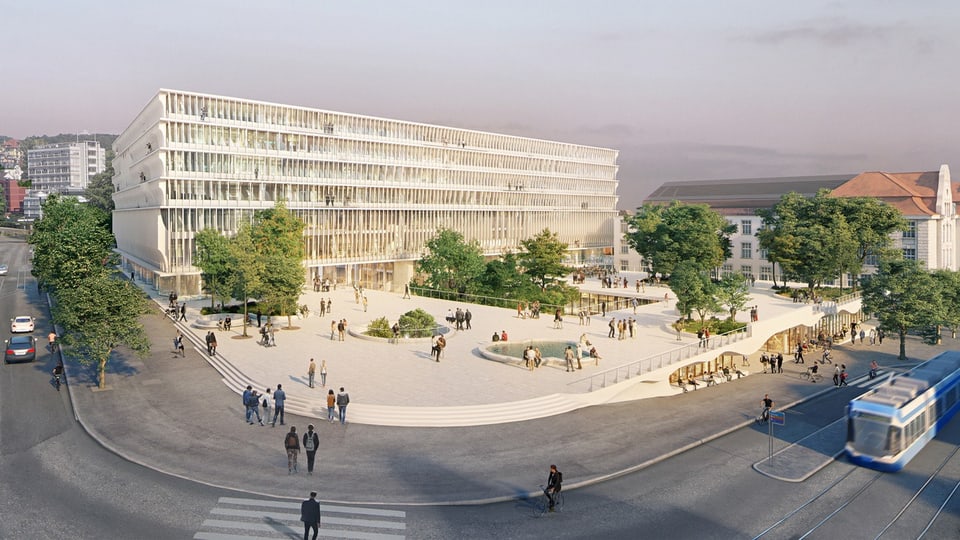 Der Neubau der Universität Zürich