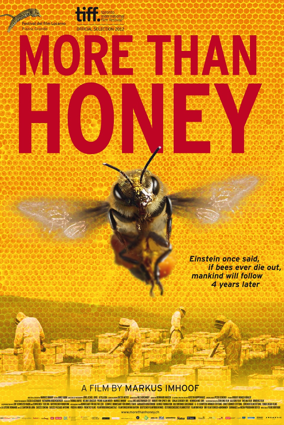 Das Filmplakat von «More than honey»