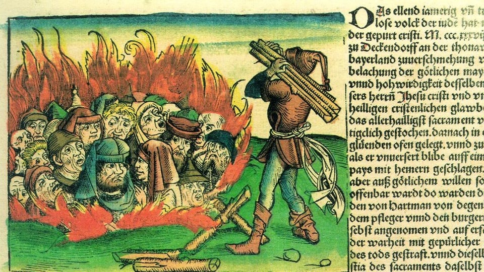 Juden-Verbrennung im 15. Jahrhundert