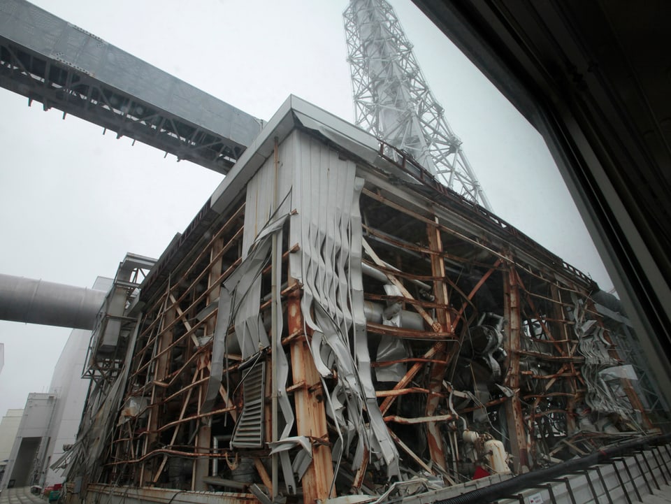 Zerstörtes AKW in Fukushima