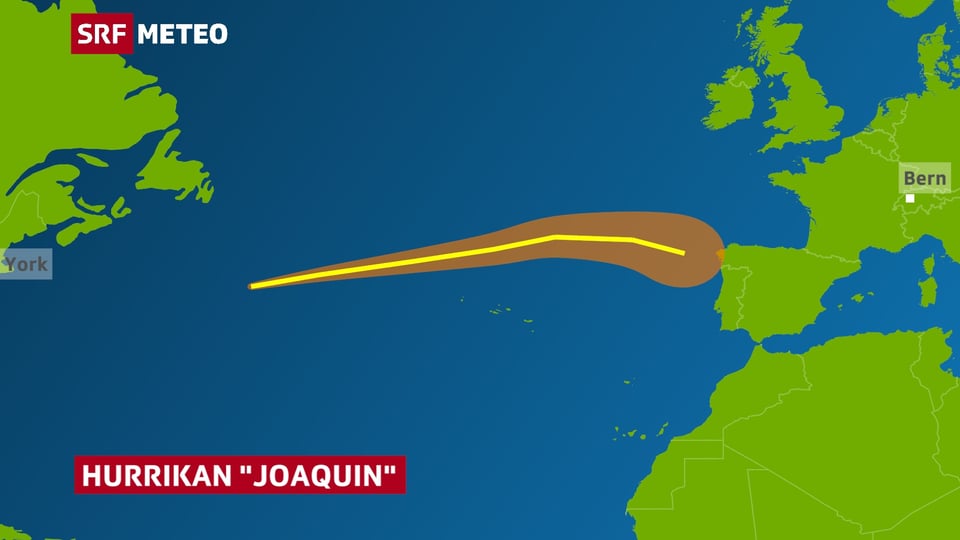 Joaquin erreicht am Samstag Portugal