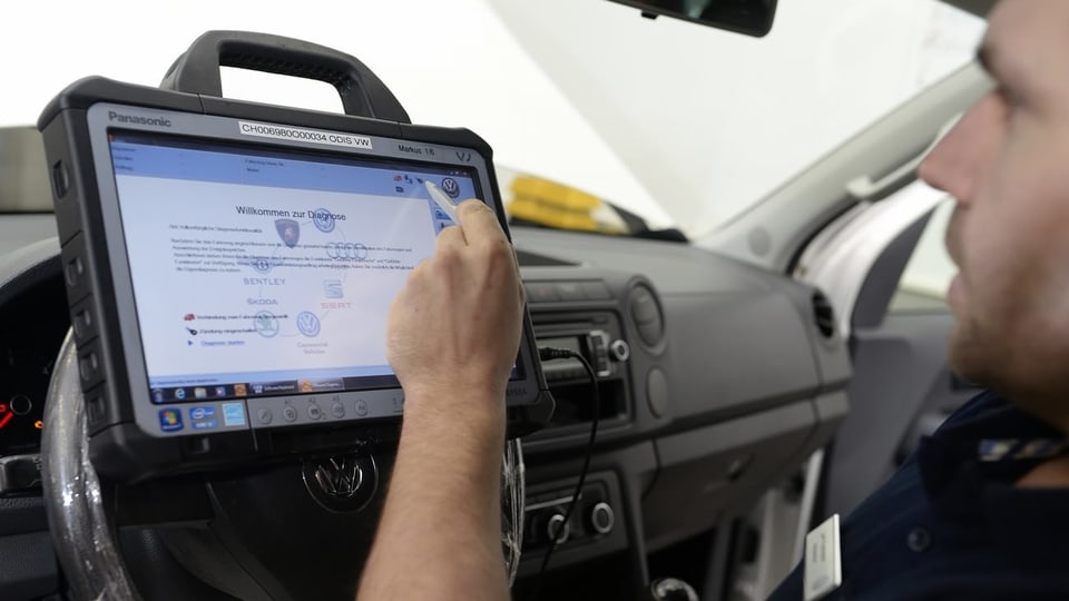 Software in VW-Auto.