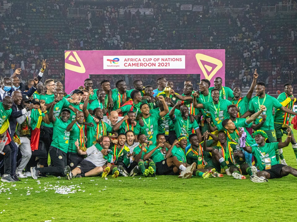 Senegal jubelt beim Afrika-Cup 2022