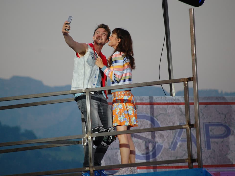 Romeo und Julia 2015 auf der Thuner Seebühne: Ein Selfie zur Erinnerung.