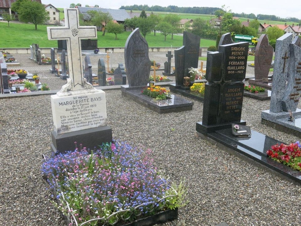 Friedhof von Siviriez.