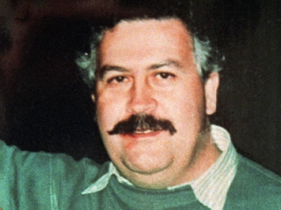 Ein Bild von Pablo Escobar.
