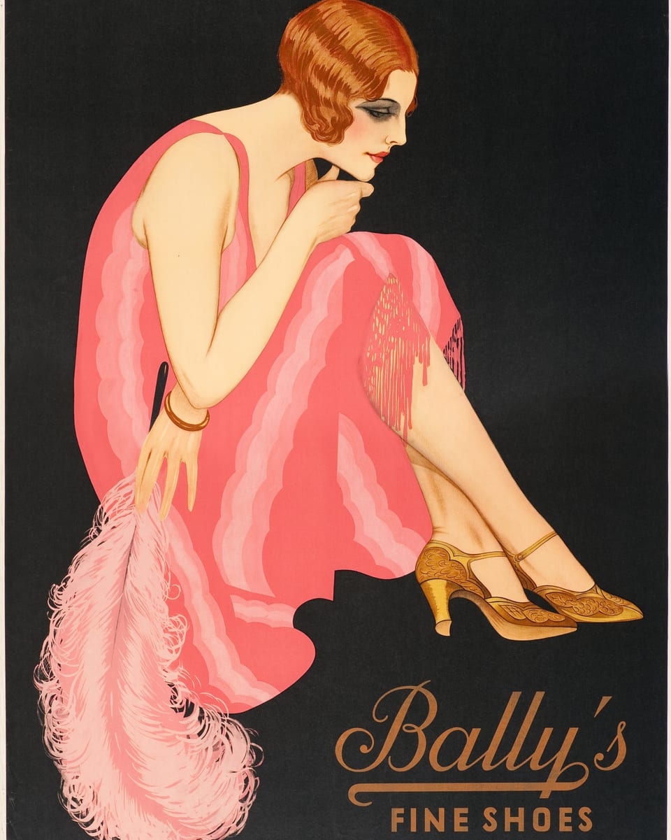 Bally-Werbung von 1926.