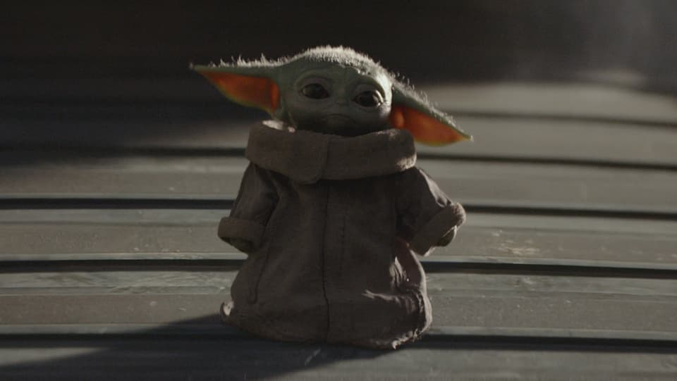 Baby-Yoda in all seiner süssen Pracht.