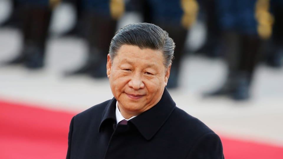 Xi Jinping bei einem Staatsbesuch des brasilianischen Präsidenten Jair Bolsonaro im Oktober 2019.
