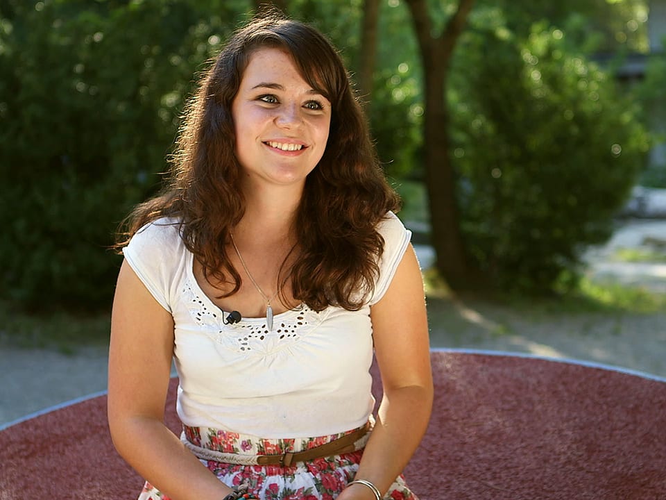 Chiara: Chiara beim Interview