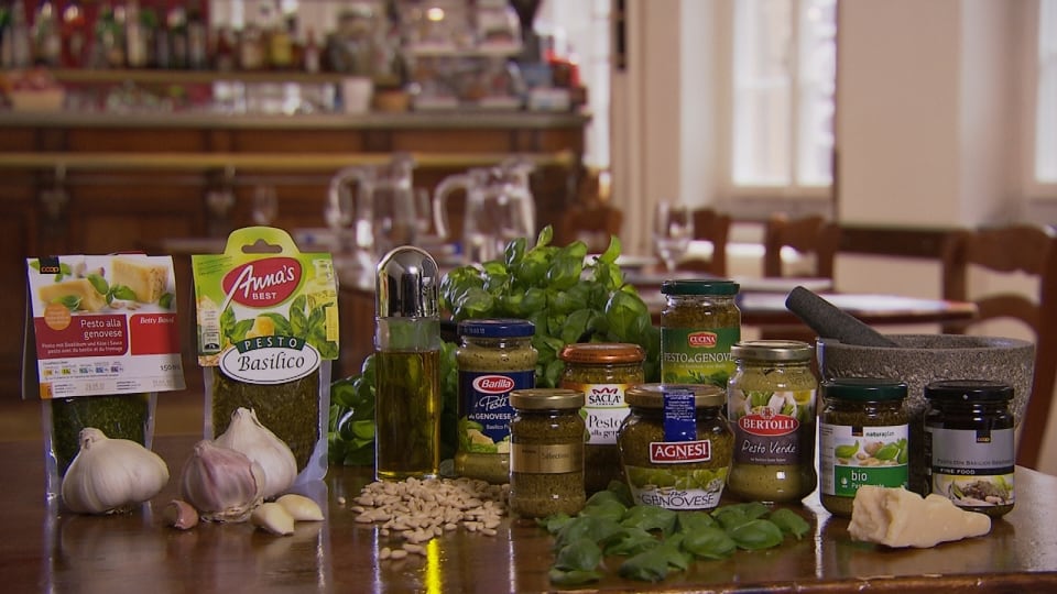 Degustationen Pesto Im Glas Fehlt Die Frische Kassensturz Espresso Srf