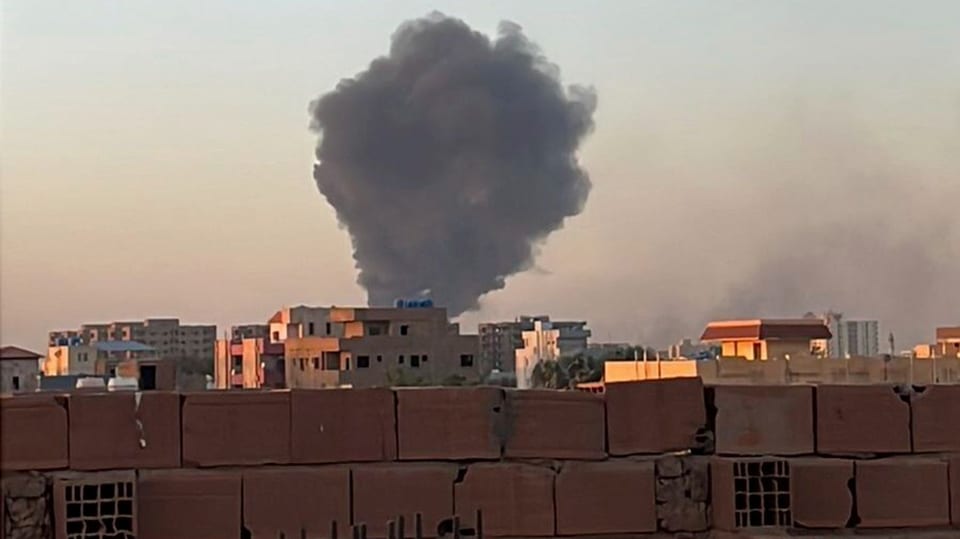 Bombenrauch über Khartum (21.04.2023)