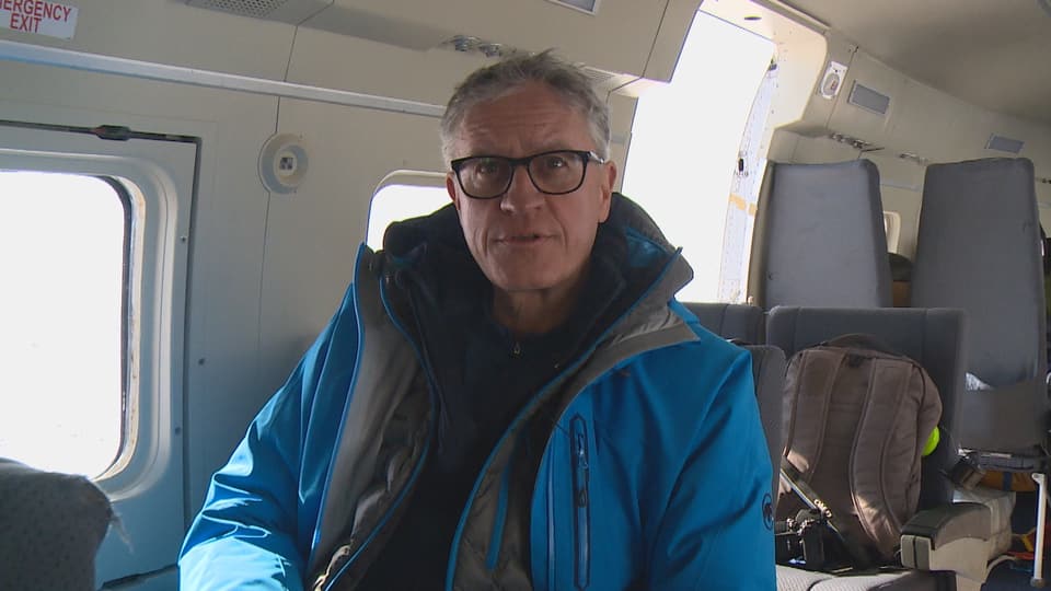 Thomas Stocker unterwegs auf einer Forschungsreise in Grönland