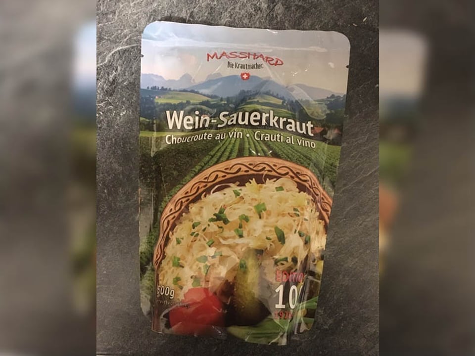 Wein-Sauerkraut aus der Migros