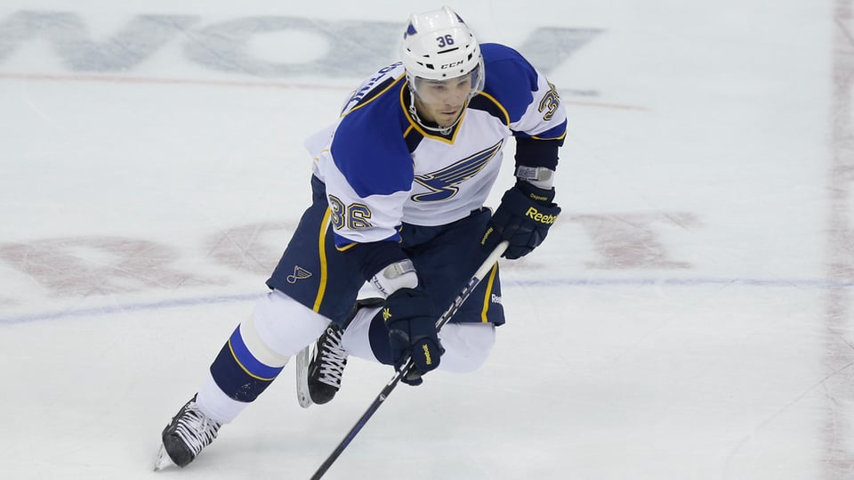 Matt D'Agostini im Dress der St. Louis Blues