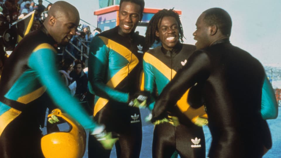 Foto 11x14 Firmata Bob Team Giamaica 'Cool Runnings' - Lowsport, Autentica