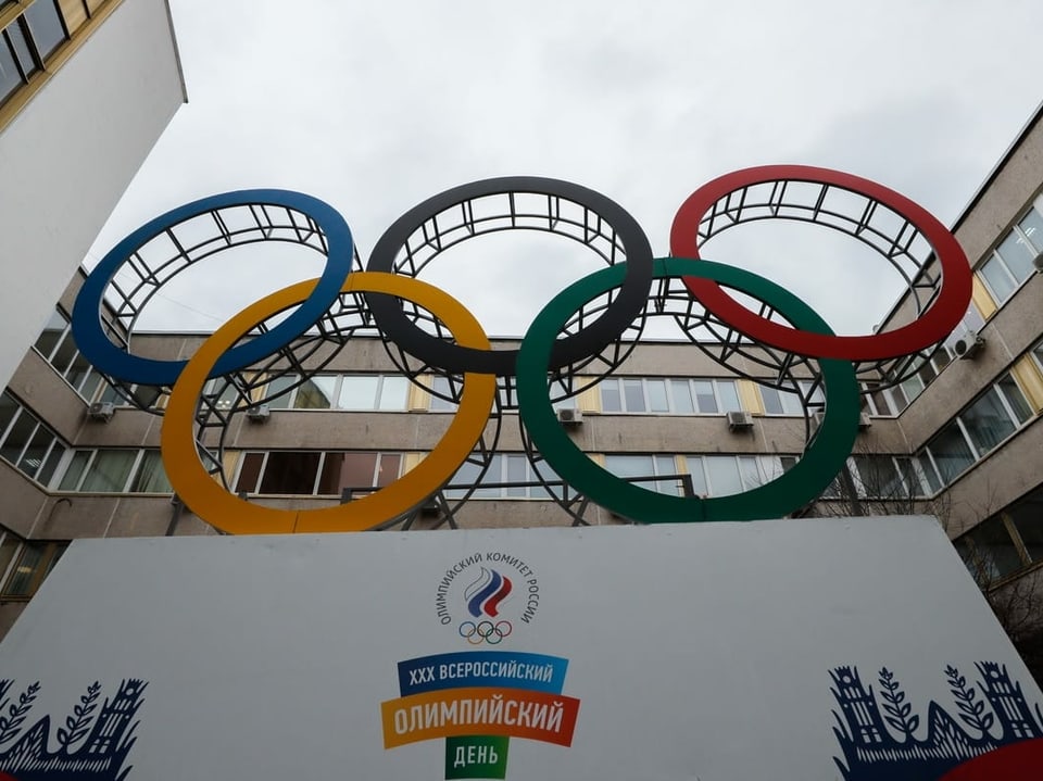 Das russische Olympische Komitee in Moskau.