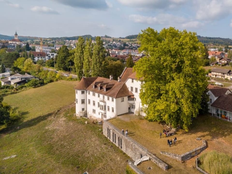 Schloss Brestenberg von oben