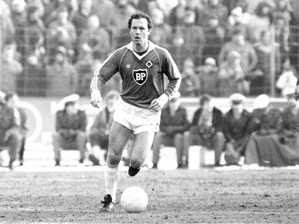 Beckenbauer 1982 beim HSV.