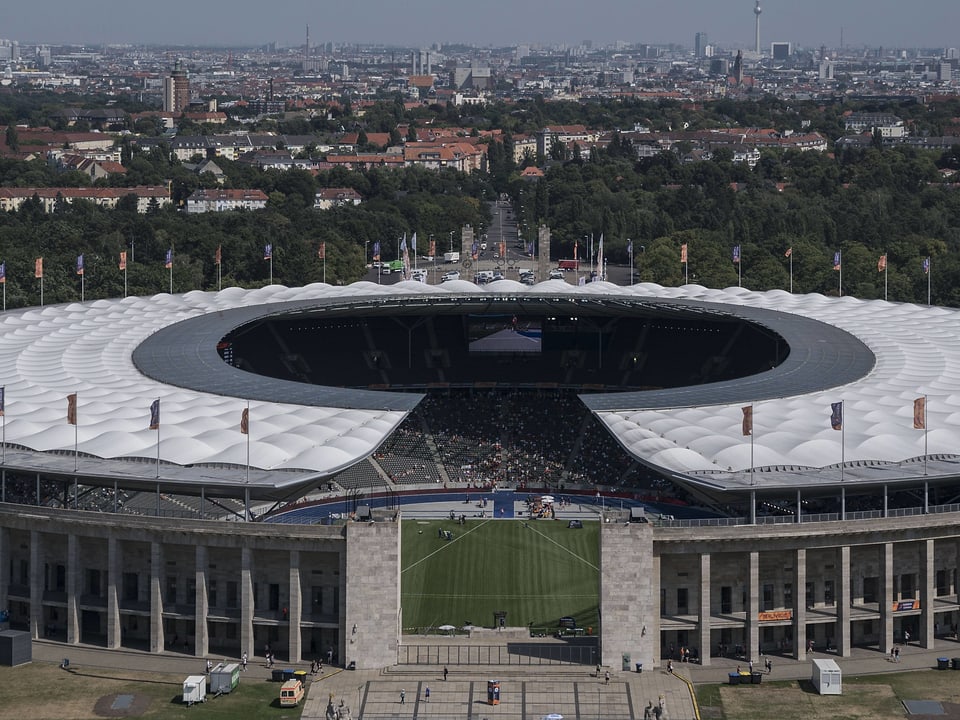 Fussballstadion in Berlin