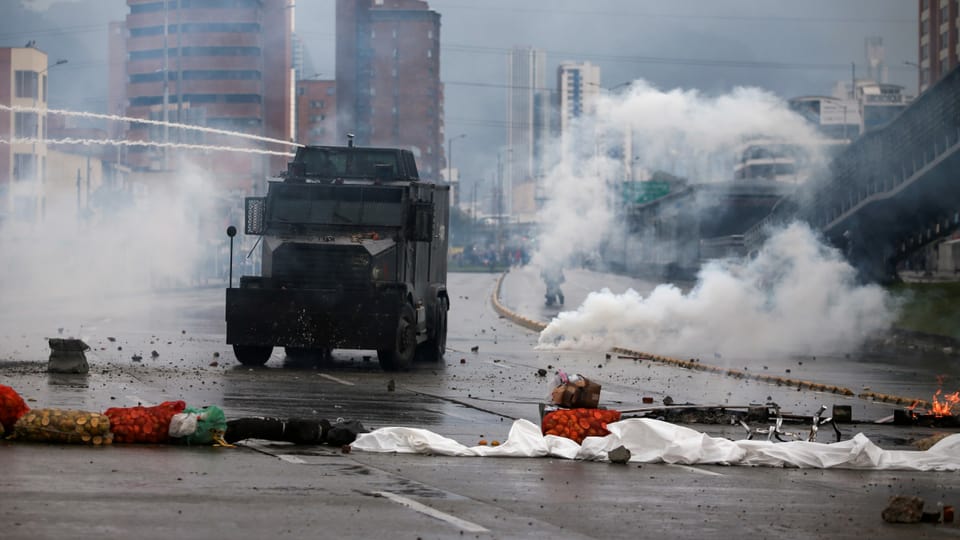 Unruhen in Kolumbien
