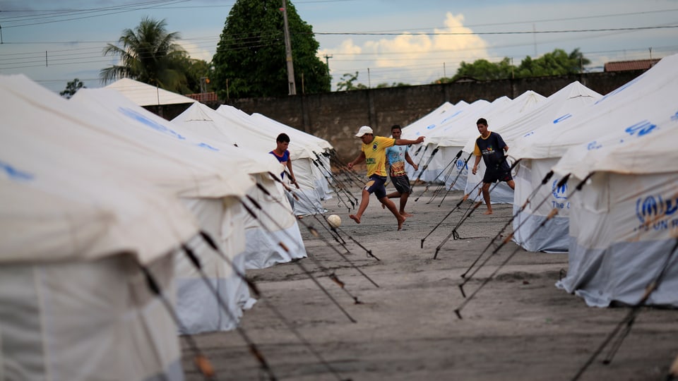 UNHCR-Lager in Brasilien
