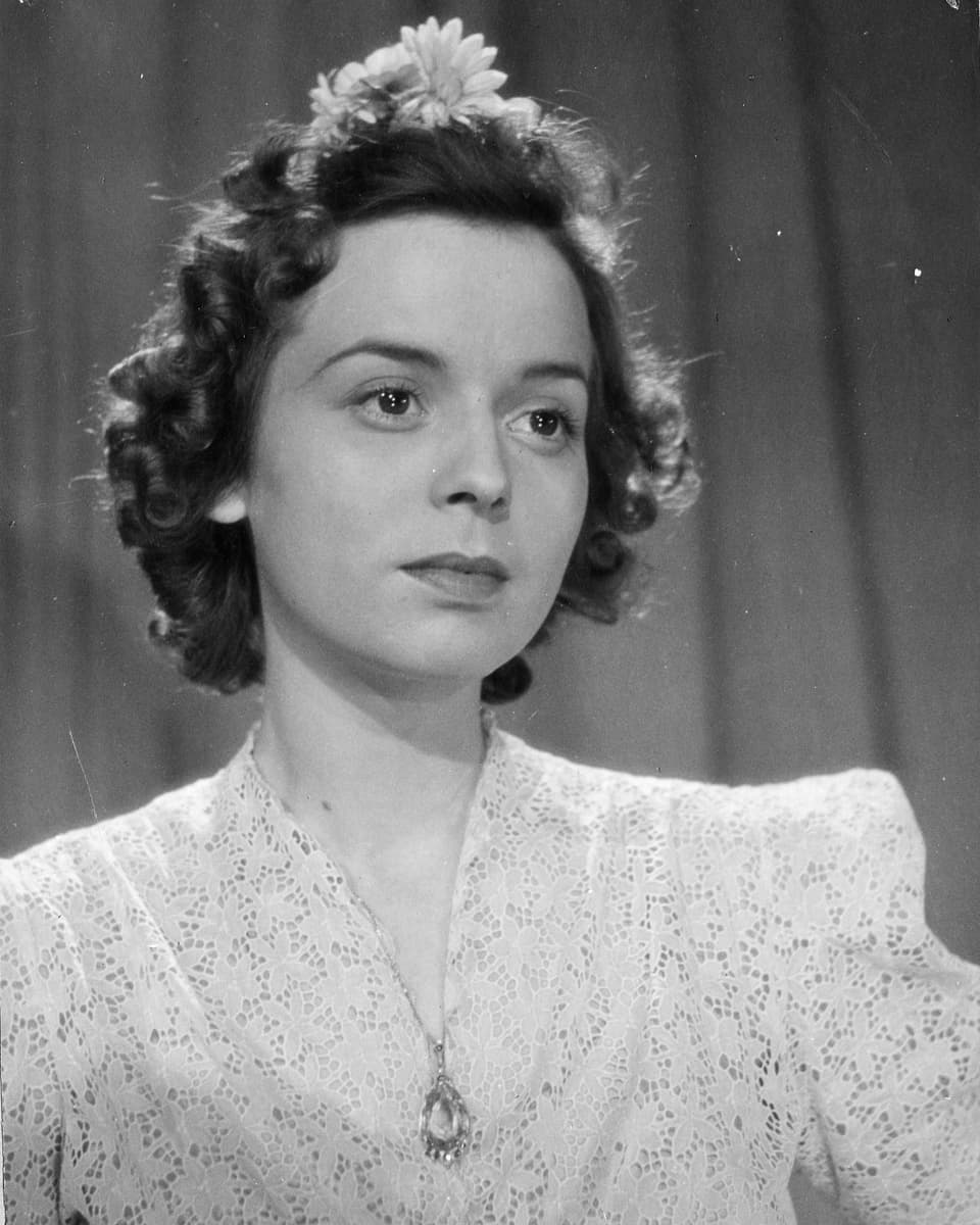 Portrait der Schauspielerin Blanche Aubry