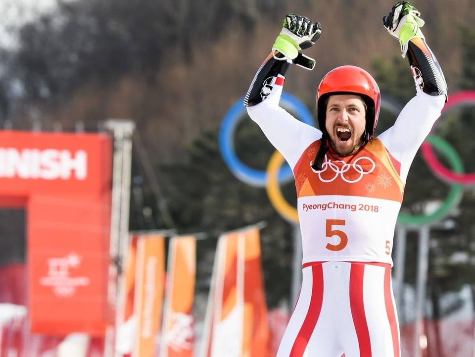Im Februar 2018 fügt Hirscher seinem Palmares das bisher fehlende Olympia-Gold hinzu. In Pyeongchang gewinnt er den Riesenslalom. 4 Jahre zuvor hatte er in Sotschi im Slalom «nur» Silber gewonnen.