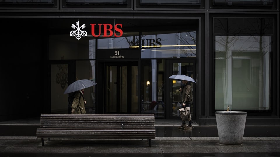 Eine UBS Filiale
