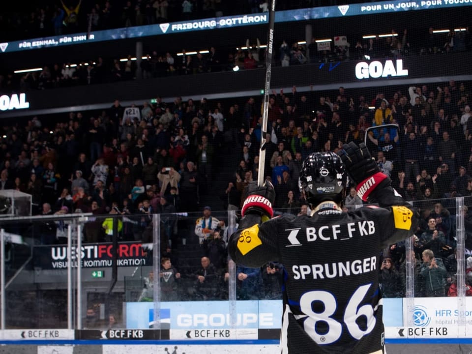 Identifikationsfigur bei Gottéron Jubelt Julien Sprunger auch gegen die ZSC Lions?