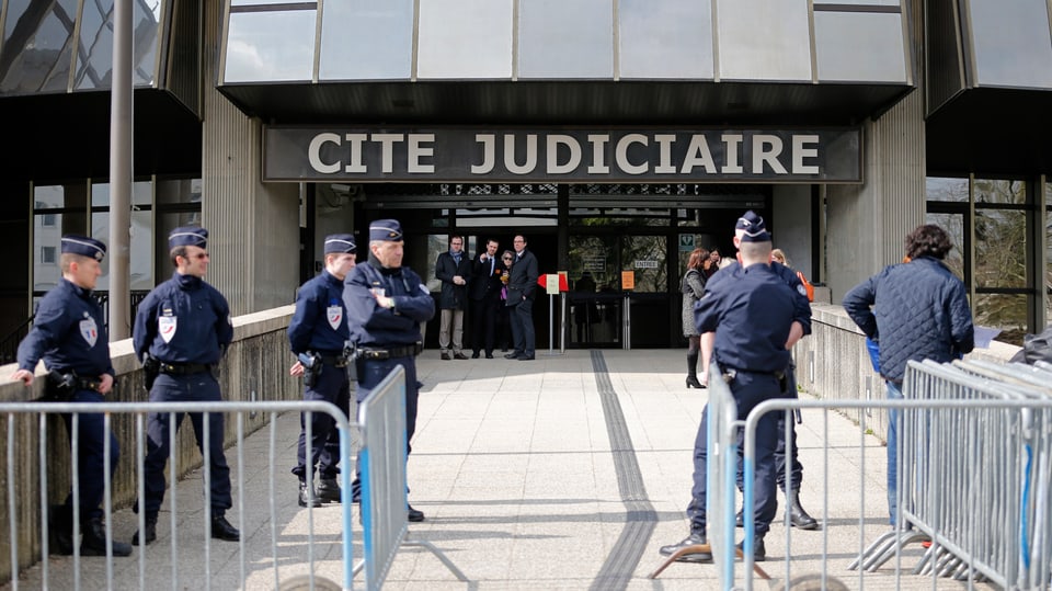 Eingang des Strafgerichts Rennes