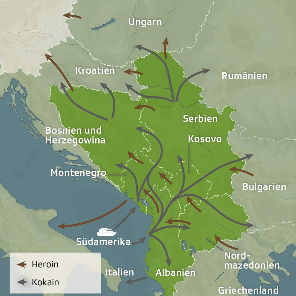 Grafik Balkanroute