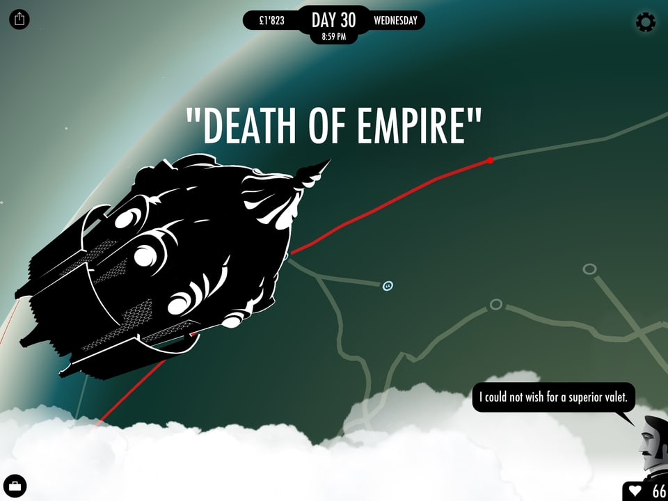 Eine Rakete namens «Death of Empire».
