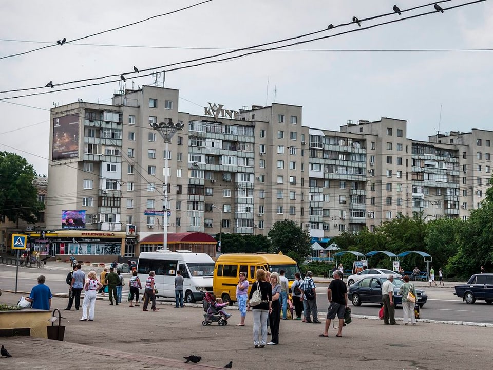 Wohnblocks in Tiraspol