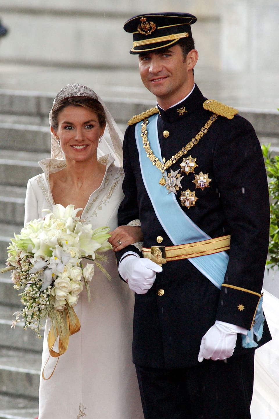Am 22. Mai 2004 findet die royale Hochzeit in der Almudena-Kathedrale von Madrid statt.