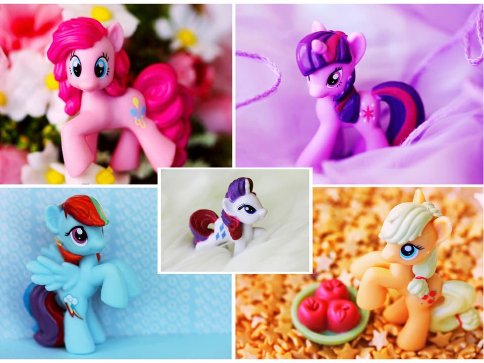 Die fünf wichtigsten «My Little Pony»-Protagonistinnen.
