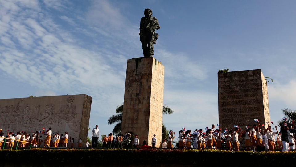 Statue von Che Guevara.