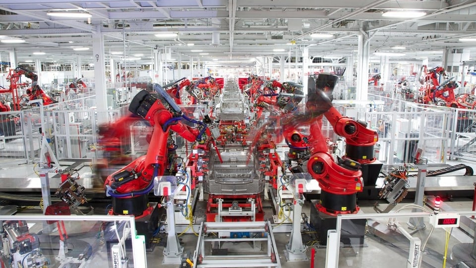 Tesla-Fabrik.