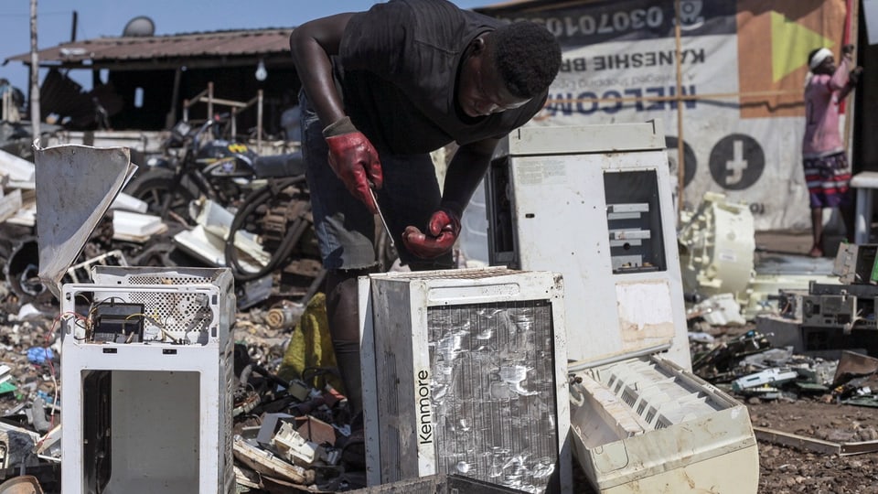 Elektroschrott in Ghana.