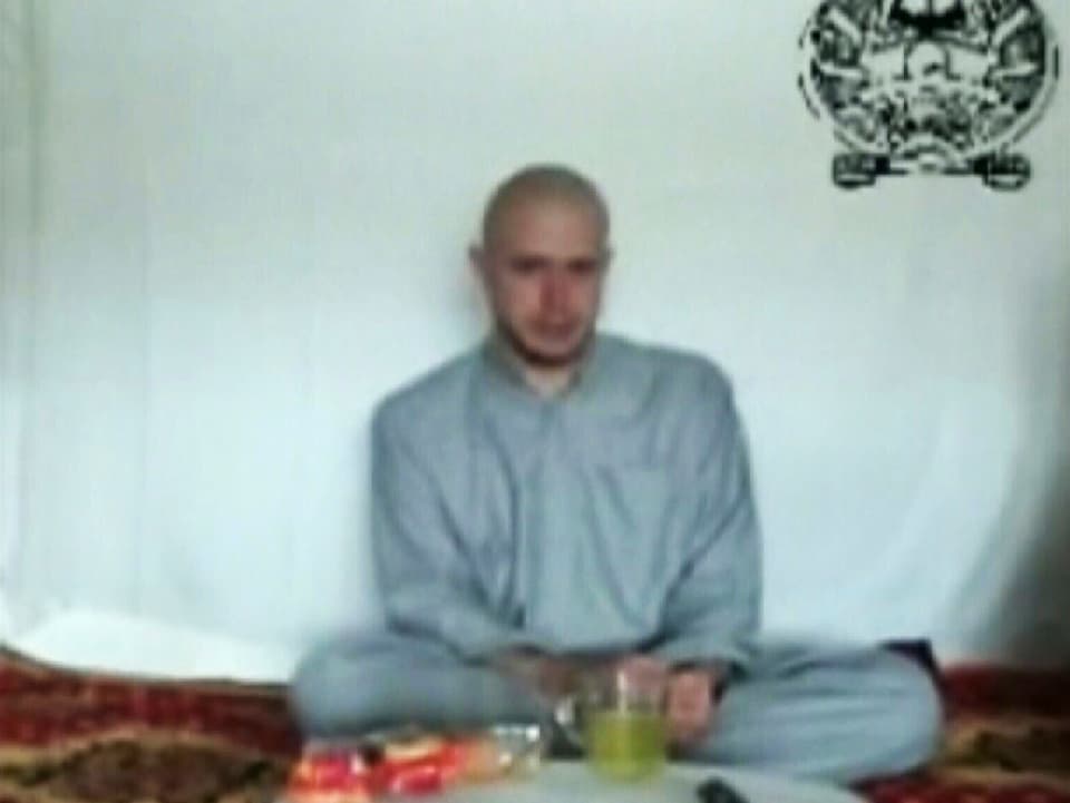 Bergdahl in einem Video während der Gefangenschaft
