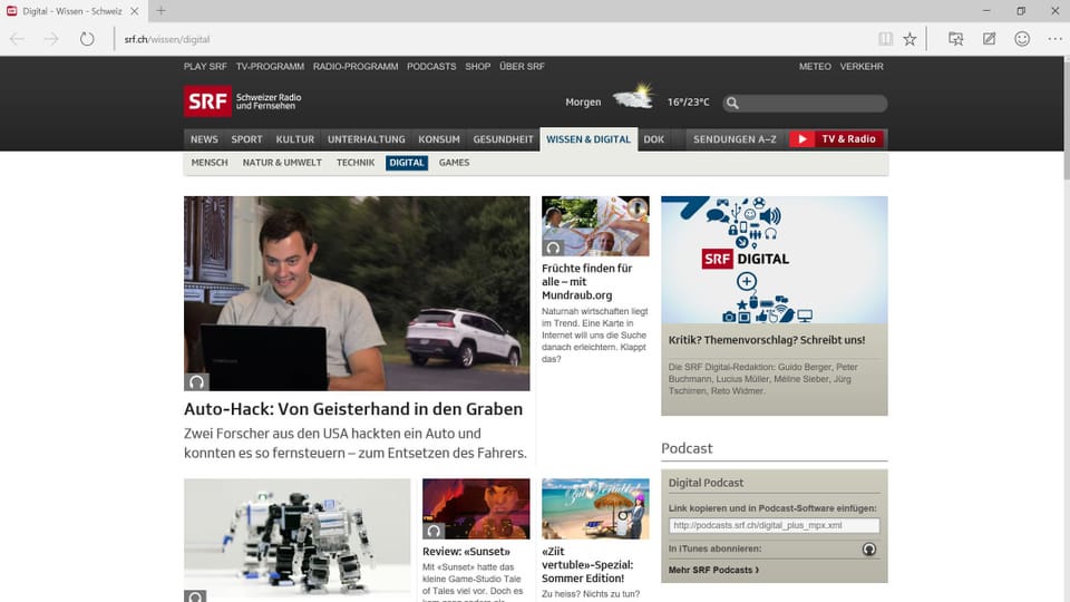 Digital Windows 10 Wir freuen uns noch einmal über ein